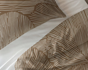 Bettbezug - Amber Beige/braun