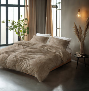 Bettbezug - Amber Beige/braun