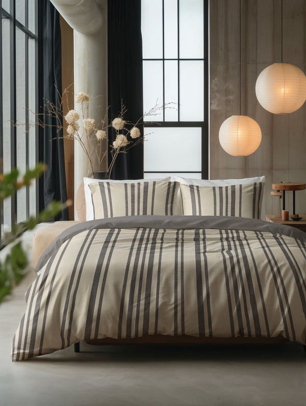 Bettbezug - Linear Linen Sand