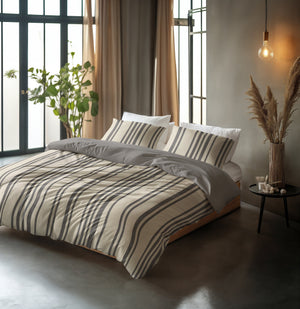 Bettbezug - Linear Linen Sand