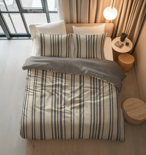 Bettbezug - Linear Linen Sand