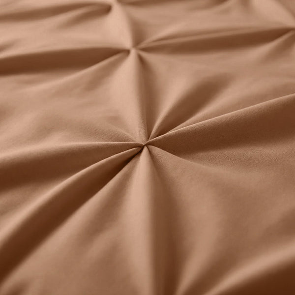 Bettbezug - Border Pintuck Mocha Moose