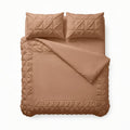 Bettbezug - Border Pintuck Mocha Moose