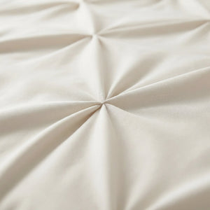 Bettbezug - Border Pintuck Beige