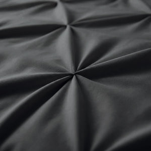Bettbezug - Border Pintuck Schwarz