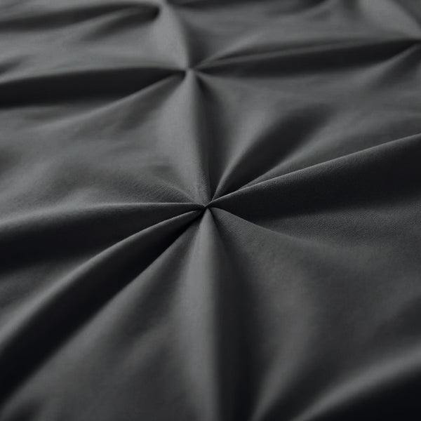 Bettbezug - Border Pintuck Schwarz