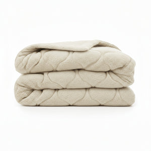 Bettdecke Ohne Bezug - Lazy Bettdecke Teddy Beige Mit Kissenbezügen