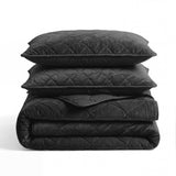 Bettdecke Ohne Bezug - Lazy Bettdecke Velvet Schwarz Mit Kissenbezügen