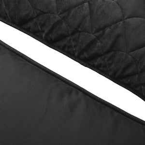 Bettdecke Ohne Bezug - Lazy Bettdecke Velvet Schwarz Mit Kissenbezügen