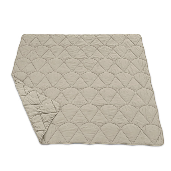 Bettdecke Ohne Bezug - Lazy Bettdecke Velvet Taupe/Grau Mit Kissenbezügen