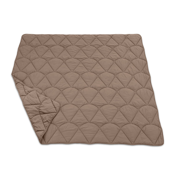Bettdecke Ohne Bezug - Lazy Bettdecke Velvet Taupe/Braun Mit Kissenbezügen
