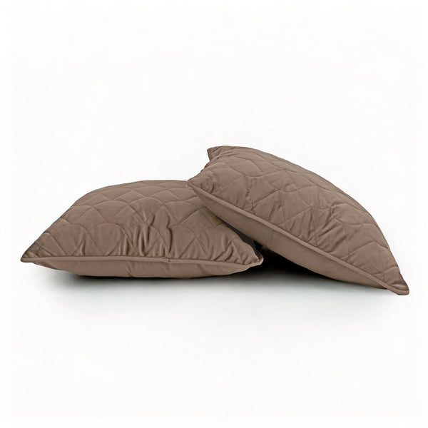 Bettdecke Ohne Bezug - Lazy Bettdecke Velvet Taupe/Braun Mit Kissenbezügen