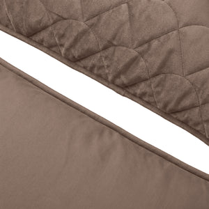 Bettdecke Ohne Bezug - Lazy Bettdecke Velvet Taupe/Braun Mit Kissenbezügen