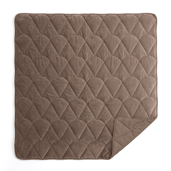 Bettdecke Ohne Bezug - Lazy Bettdecke Velvet Taupe/Braun Mit Kissenbezügen