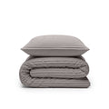Bettdecke Ohne Bezug - Lazy Bettdecke Rib premium Taupe/Grau