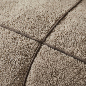 Bettbezug - Teddy Trim Taupe