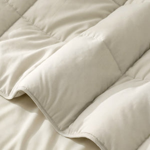 Bettdecke Ohne Bezug (100% Perkal-Baumwolle) Beige