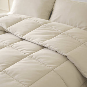 Bettdecke Ohne Bezug (100% Perkal-Baumwolle) Beige