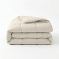 Bettdecke Ohne Bezug (100% Perkal-Baumwolle) Beige