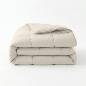Bettdecke Ohne Bezug (100% Perkal-Baumwolle) Beige