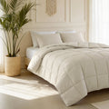 Lazy Kissenbezug Perkal 2er-Pack Beige 60 x 70