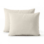 Lazy Kissenbezug Perkal 2er-Pack Beige 60 x 70