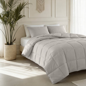 Lazy Kissenbezug Perkal 2er-Pack Taupe 60 x 70