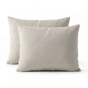 Lazy Kissenbezug Perkal 2er-Pack Taupe 60 x 70