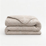 Bettdecke Ohne Bezug - Zeke Beige (100% Baumwolle)