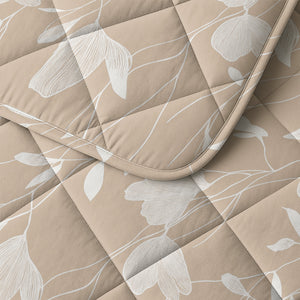 Bettdecke Ohne Bezug - Fallon Sand/Orange (100% Baumwolle)