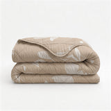 Bettdecke Ohne Bezug - Fallon Sand/Orange (100% Baumwolle)
