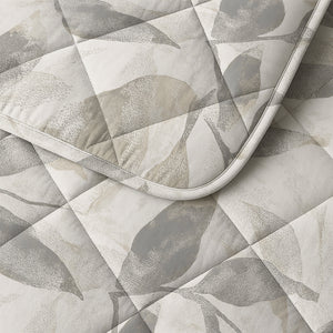 Bettdecke Ohne Bezug - Misty Beige/Grau (100% Baumwolle)