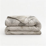 Bettdecke Ohne Bezug - Misty Beige/Grau (100% Baumwolle)