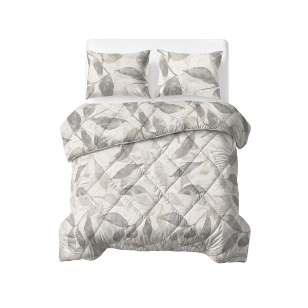 Bettdecke Ohne Bezug - Misty Beige/Grau (100% Baumwolle)