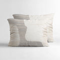 Checkered 2pack Bezüge Beige/Grau 60 x 70