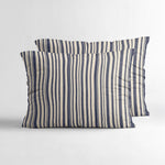 Stripy 2pack Bezüge Bezüge Beige/Blau 60 x 70