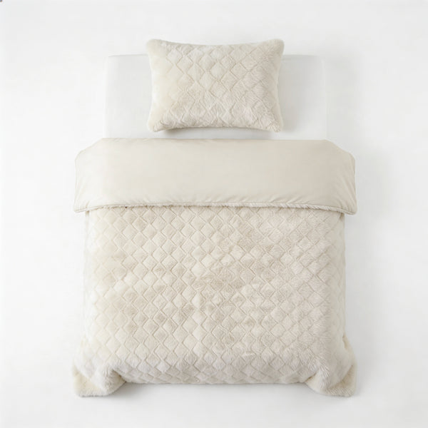 Bettbezug - Faux Fur Syon Crème