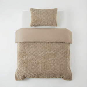 Bettbezug - Faux Fur Syon Taupe