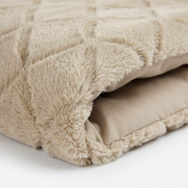 Bettbezug - Faux Fur Syon Taupe