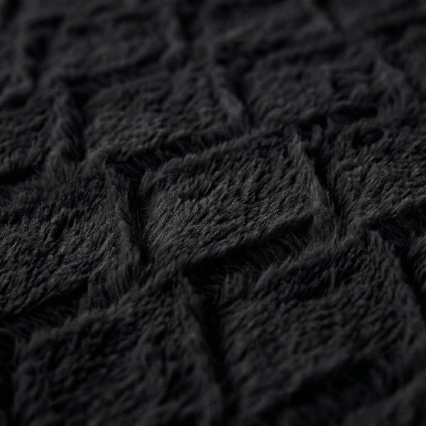 Bettbezug - Faux Fur Syon Schwarz
