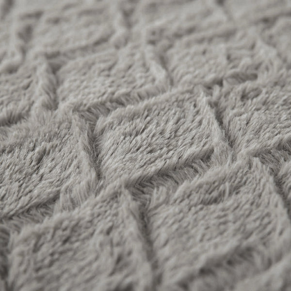 Bettbezug - Faux Fur Syon Grau