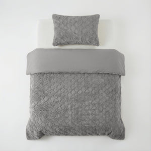 Bettbezug - Faux Fur Syon Grau