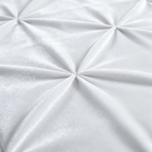 Bettdecke Ohne Bezug - Easy Velvet Pintuck Weiß