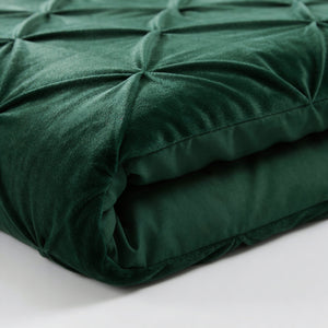 Bettdecke Ohne Bezug - Easy Velvet Pintuck Grün
