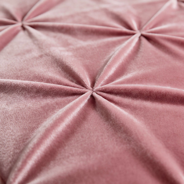 Bettdecke Ohne Bezug - Easy Velvet Pintuck Rosa
