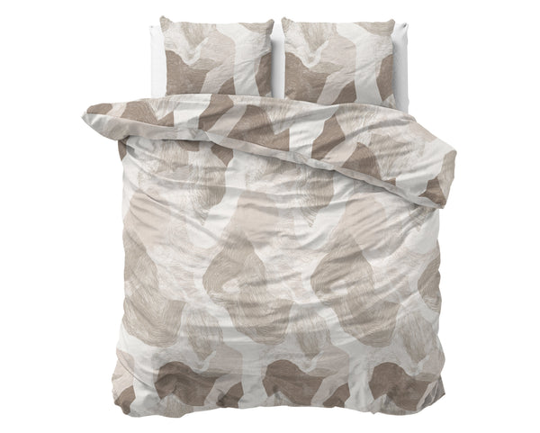 Bettbezug - Echo Beige 100% Baumwolle
