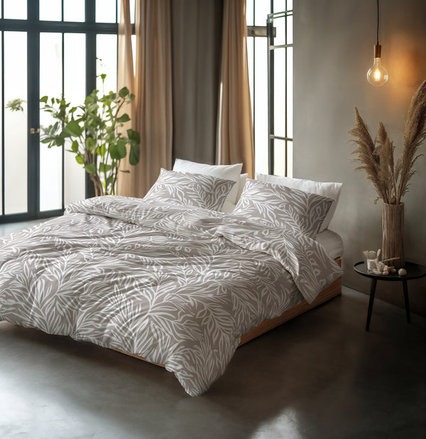 Bettbezug - Breeze Taupe 100% Baumwolle