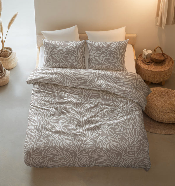 Bettbezug - Breeze Taupe 100% Baumwolle