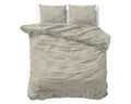 Bettbezug - Ripple Taupe 100% Baumwolle