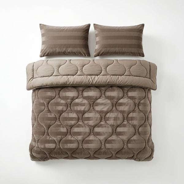 Bettdecke Ohne Bezug - Easy Bettdecke Hotel Velvet Taupe